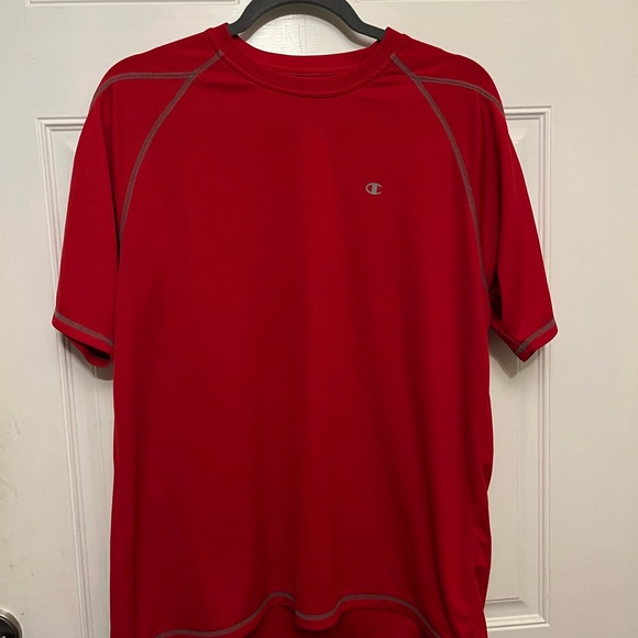 Champion Men's Red Performance Tee - Picture 1 of 5